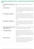 Texas LPC Jurisprudence Exam &ndash; Complete Study Guide & Practice Prep