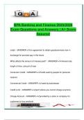 BPA Banking and Finance &vert; 150 Exam Concepts &vert; 2025&sol;2026 Practice Guide &vert; Credit&comma; Investments&comma; Insurance