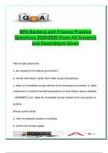 BPA Banking and Finance Practice Questions &vert; 130&plus; Q&A with Calculations &vert; 2025&sol;2026 Exam Prep &vert; Loans&comma; Credit&comma; Interest&comma; Fed