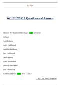 WGU D202 OA Questions and Answers 