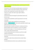 CPPS IHI Exam Verified Questions and Correct Answers  2025 Graded A