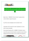 CIPT &ndash; Certified Information Privacy Technologist &vert; IAPP &vert; 2025&sol;2026 &vert; 280 Verified Questions & Answers &vert; Topics&colon; Encryption&comma; Privacy by Design&comma; Data Governance