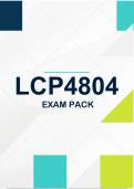 LCP4804 Exam pack 2026
