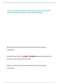 OMGT 5373 Quality Management Midterm Exam Newest 20252026 With  Complete Questions and Correct Answers Already Graded A&plus; 