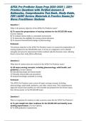 APEA Pre-Predictor Exam Prep 2025&ndash;2026 &vert; 220&plus; Practice Questions with Verified Answers & Rationales&comma; Comprehensive Test Bank&comma; Study Guide&comma; FNP&sol;AGNP Review Materials & Practice Exams for Nurse Practitioner Students