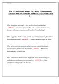 NSG 522 Epidemiology & Biostatistics Midterm 2025 &vert; Verified Questions & Answers