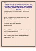 WASTE WATER GRADE 1 EXAM NEWEST 2025&sol;2026 ACTUAL EXAM  WITH COMPLETE QUESTIONS AND CORRECT DETAILED ANSWERS  &lpar;100&percnt; VERIFIED ANSWERS&rpar; &vert;ALREADY GRADED A&plus;&vert; &vert;&vert;PROFESSOR  VERIFIED&vert;&vert;