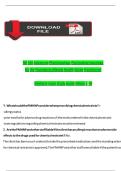 NR 546 Advanced Pharmacology Psychopharmacology  for the Psychiatric-Mental Health Nurse Practitioner  Midterm Exam Study Guide &lpar;Week 1 - 4&rpar;