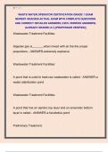 WASTE WATER OPERATOR CERTIFICATION GRADE 1 EXAM  NEWEST 2025&sol;2026 ACTUAL EXAM WITH COMPLETE QUESTIONS  AND CORRECT DETAILED ANSWERS &lpar;100&percnt; VERIFIED ANSWERS&rpar;  &vert;ALREADY GRADED A&plus;&vert; &vert;&vert;PROFESSOR VERIFIED&vert;&vert;