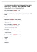NIH Stroke Scale Exam 2025 &ndash; Complete Verified Questions & Answers