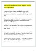 Pscyh 381 Athabasca U Exam Questions With Correct Answers