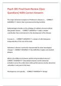 Psych 381 Final Exam Review &lpar;Quiz Questions&rpar; With Correct Answers