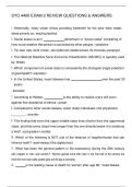 SYO 4400 EXAM 2 REVIEW QUESTIONS & ANSWERS