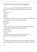 SYO 4400 UCF LOREE QUESTIONS & ANSWERS