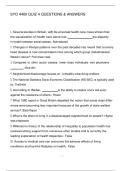 SYO 4400 QUIZ 4 QUESTIONS & ANSWERS 