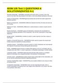 ISOM 125 Test 1 QUESTIONS & SOLUTIONS&lpar;RATED A&plus;&rpar;