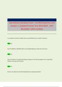 Autonomous Database Exam &vert; Verified Questions and Answers &vert; Updated Practice Test 2025&sol;2026 - JUST RELEASED&comma; 100 &percnt; Verified