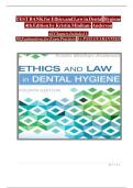 Test Bank For Ethics and Law in Dental Hygiene 4th Edition by Kristin Minihan-Anderson&vert;&vert;ISBN NO&colon;10&comma;0323761194&vert;&vert;ISBN NO&colon;13&comma;978-0323761192&vert;&vert;All Chapters&vert;&vert;Complete Guide A&plus;