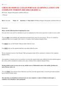 CHEM 103 MODULE 2 EXAM PORTAGE LEARNING LATEST AND  COMPLETE VERSION 2025-2026 GRADED A&plus;