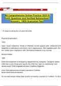 RN Comprehensive Online Practice 2025 B with Questions and Verified Rationalized Answers&comma; 100&percnt; Guarantee Pass