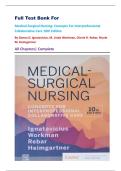 Full Test Bank For  Medical-Surgical Nursing&colon; Concepts For Interprofessional Collaborative Care 10th Edition By Donna D&period; Ignatavicius&comma; M&period; Linda Workman&comma; Cherie R&period; Rebar&comma; Nicole M&period; Heimgartner  All Chapters&vert; Complete