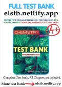 Test Bank For AP Chemistry Zumdahl 9th edition