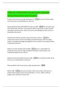 CQM for USACE2025 Study Guide Updated  Actual Questions and Answers 