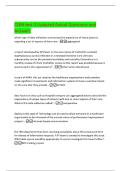 CQM test 3 Updated Actual Questions and  Answers 