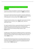 CQM test 3 Updated Actual Questions and  Answers 