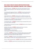 DCF CHILD CARE 40 HOUR CERTIFICATION EXAM  QUESTIONS AND ANSWERS VERIFIED 100&percnt; CORRECT 