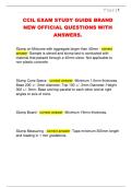 CCIL EXAM STUDY GUIDE BRAND  NEW OFFICIAL QUESTIONS WITH  ANSWERS&period;
