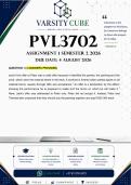 PVL3702 Assignment 1 &lpar;DETAILED ANSWERS&rpar; Semester 2 2026 - DISTINCTION GUARANTEED
