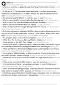 SAFe 5&period;1 Exam Questions and Answers 100&percnt; Pass &vert;Verified and Updated