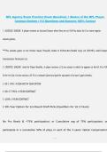 NFL Agency Exam Practice &ndash; Basics of the NFL Player Contract System &vert; 113 Questions and 100&percnt; Correct Answers