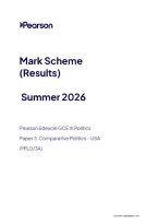 A-Level EDEXCEL 2026 Politics Paper 1&comma;2&comma;3 &lpar;USA&rpar; with mark schemes