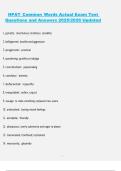 HPAT Common Words &ndash; Actual Exam Test Questions and Answers &lpar;Updated&rpar; 2025&sol;2026