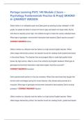 Portage Learning PSYC 140 Module 2 Exam &ndash;  Psychology Fundamentals Practice & Prep&vert;&vert; GRADED  A&plus;&vert;&vert;NEWEST VERSION 