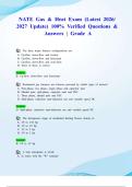 NATE Gas & Heat Exam &lpar;Latest 2026&sol; 2027 Update&rpar; 100&percnt; Verified Questions & Answers &vert; Grade A