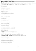 EXW Final Board Prep Exam Questions and Answers 100&percnt; Pass &vert; Verified and Updated 
