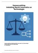 Samenvatting Recht&comma; Innovatie en Technologie &lpar;2025&sol;2026&rpar; weken 1 t&sol;m 5