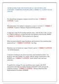 AMMO 68 MILITARY MUNITIONS RULE &vert; QUESTIONS AND  ANSWERS &vert; VERIFIED ANSWERS &lpar;100&percnt; CORRECT&rpar; &vert; LATEST EXAM  UPDATE 
