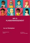 APV 3 klassenmanagement