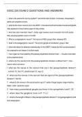 EXSC 224 EXAM 2 QUESTIONS AND ANSWERS