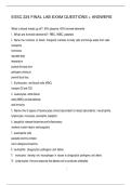 EXSC 224 FINAL LAB EXAM QUESTIONS &plus; ANSWERS