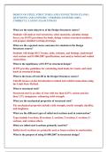 DESIGN OF STEEL STRUCTURES AND CONNECTIONS EXAMS &vert;  QUESTIONS AND ANSWERS &vert; VERIFIED ANSWERS &lpar;100&percnt;  CORRECT&rpar; &vert; LATEST EXAM UPDATE 