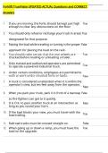 Forklift True&sol;False UPDATED ACTUAL Questions and CORRECT  Answers