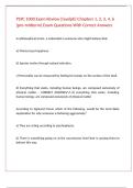 PSYC 1000 Exam Review &lpar;Guelph&rpar; Chapters 1&comma; 2&comma; 3&comma; 4&comma; 6 &lpar;pre-midterm&rpar; Exam Questions With Correct Answers 