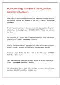 PA Cosmetology State Board Exam Questions With Correct Answers&period;