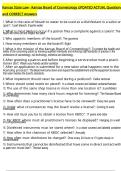 Kansas State Law - Kansas Board of Cosmetology UPDATED ACTUAL Questions  and CORRECT Answers 