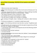 Kansas Written Cosmetology  UPDATED ACTUAL Questions and CORRECT  Answers